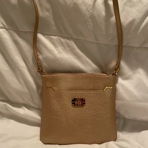 Gold Ralph Lauren Crossbody Purse